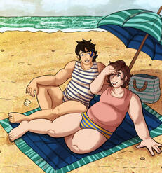 Two Shaded full bodies, Normal Shaded background 57$