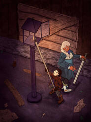 Two Shaded Full bodies, With Complex Background. 67$ USD