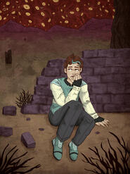 Shaded Full Body with Complex Background 50$ USD