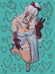 Shaded Full body with Patterned background 15$ USD